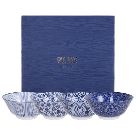 Tokyo Design Studio Nippon Blue skål 15,2 cm. 4 st.