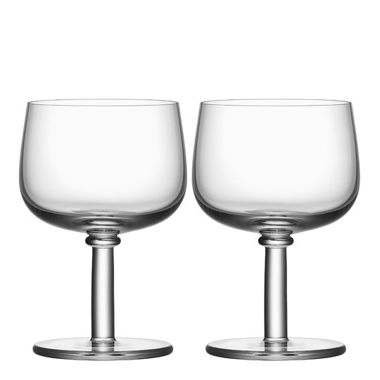 Kosta Boda - Viva Glas på fot 35 cl 2-pack