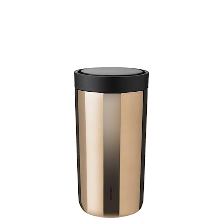 To-Go Click to go cup, 0.2 l. - dark gold metallic