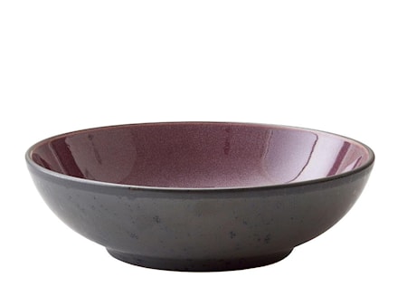 Pastaskål 20cm Svart/lila BITZ