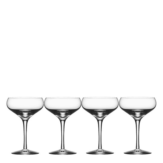 Orrefors - More Champagneskål coupe 21 cl 4-pack