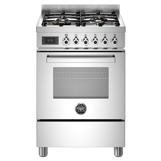 Bertazzoni PRO64L1EXT Professional gasspis med singelugn, 60 cm, rostfritt stål