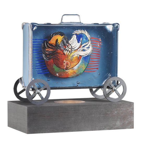 Kosta Boda - Shall we travel Kjell Engman limited edition 100