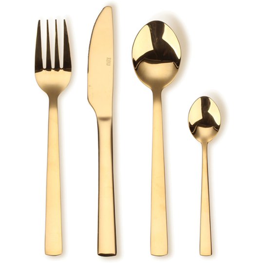 Aida Bestickset 16-delar Guld