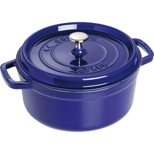 Staub Rund Gryta 26 cm 5,2 liter Blå