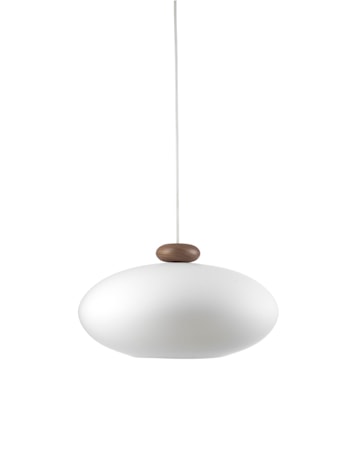 U3 Hiti Pendel Valnöt Nature Opal Glas