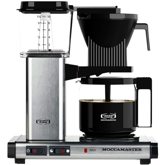 Moccamaster Automatic S Kaffebryggare, Brushed Silver