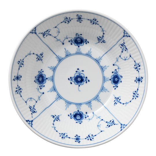 Royal Copenhagen - Blue Fluted Plain Tallrik djup 17 cm 50 cl