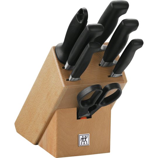 Zwilling Four Star Knivblock i trä 8 delar