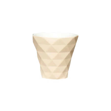 Ljuslykta ø9xh8cm - Gul