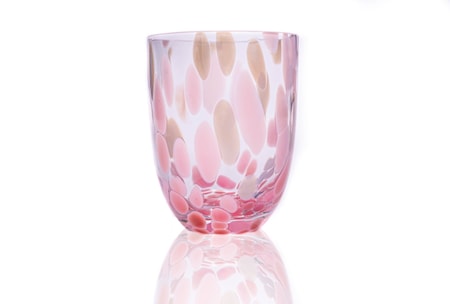 Big Confetti Dricksglas Rosa / Lt. blue