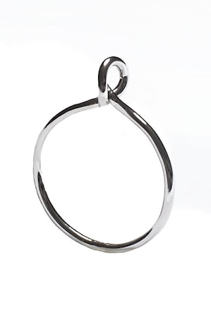 Grinda Servettring Silver 40x40mm 4-pack