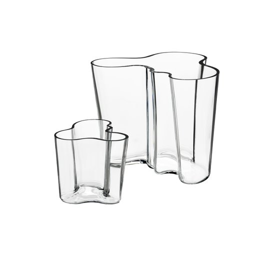 Iittala - Alvar Aalto Collection Vasset 16+9,5 cm Klar