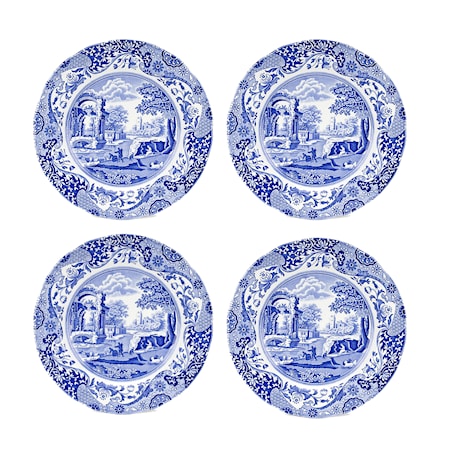 Blue Italian Tallrik 27 cm 4-pack