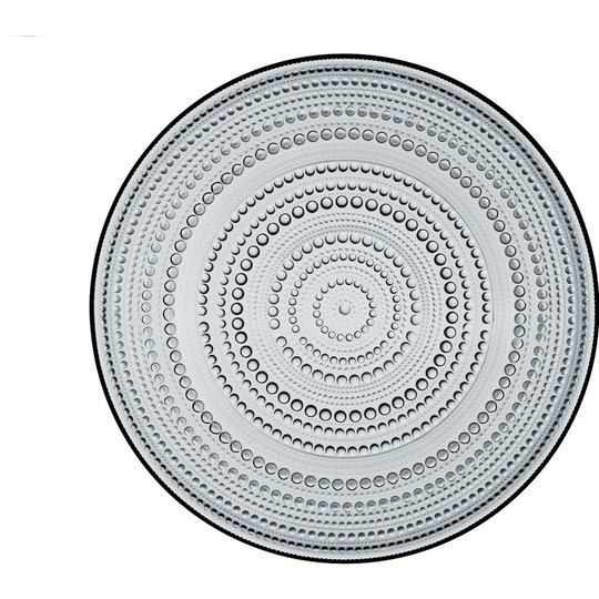 Iittala Kastehelmi Tallrik 31,5cm Grå