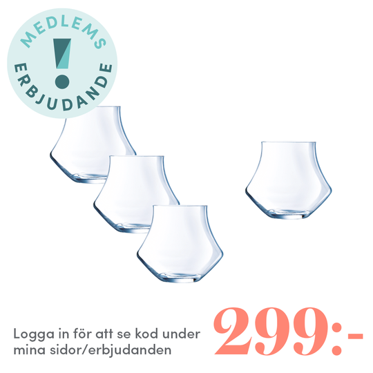 Chef & Sommelier - Open Up Whiskeyglas 30 cl 4-pack