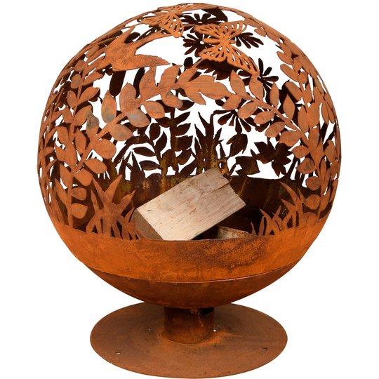 Esschert Fancy Flames Eldstad Rust, blommor