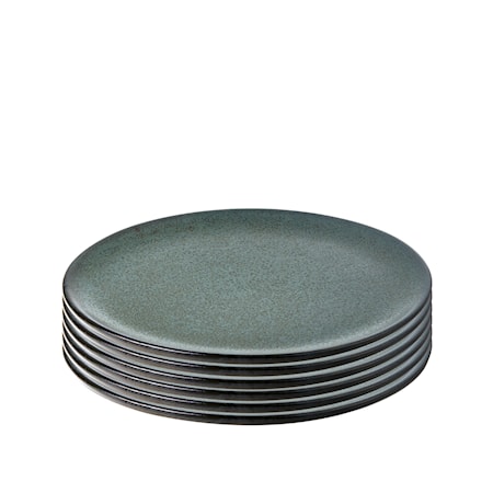 Raw Middagstallrik 28 cm Northern Green 6 st