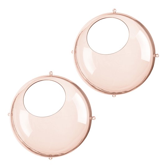 Koziol - Orion Förvaringsbubbla 32 cm 2-pack Rose Quartz