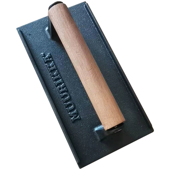 Muurikka Rektangulär grillpress, gjutjärn
