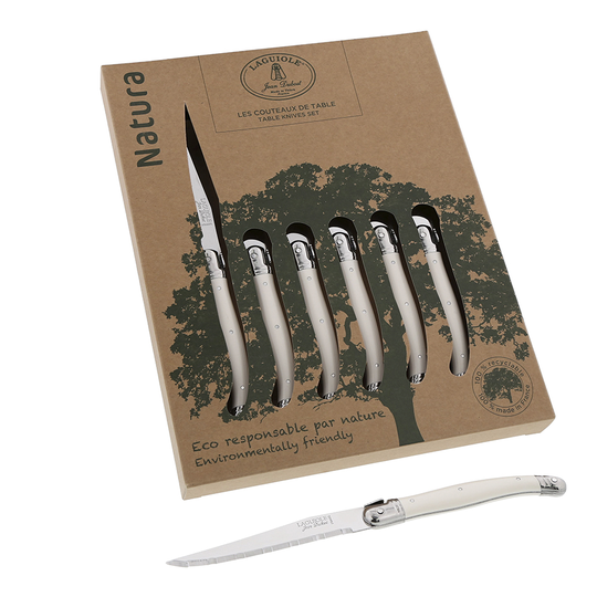 Jean Dubost Laguiole - Grillkniv 6-pack Vit