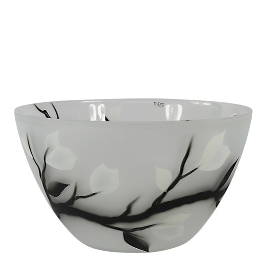Nybro Crystal - Nippon Skål 24 cm Frost