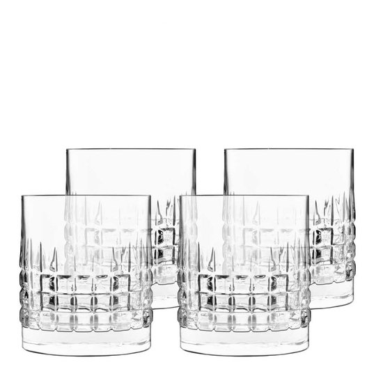 Luigi Bormioli - Mixology Vattenglas/Whiskyglas Charme38 cl 4-pack Klar