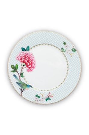 Blushing Birds Tallrik Vit 21 cm