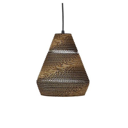 Alk Pendel Ø22 cm Brun/Svart