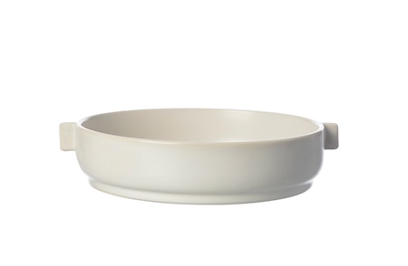 Fat m öra Vit sand d25xh5,5 cm