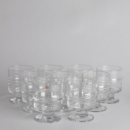 Iittala - SÅLD "Pisaranrengas" vinglas 9 st