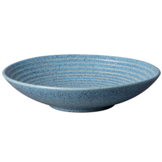 Denby Studio Blue Flint Medium Ridged Bowl 25,5 cm