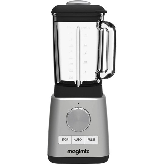 Magimix Power Blender Matt Stål med Glaskanna 1,8l