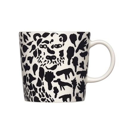 Oiva Toikka Collection mugg 30 cl Cheetah svart
