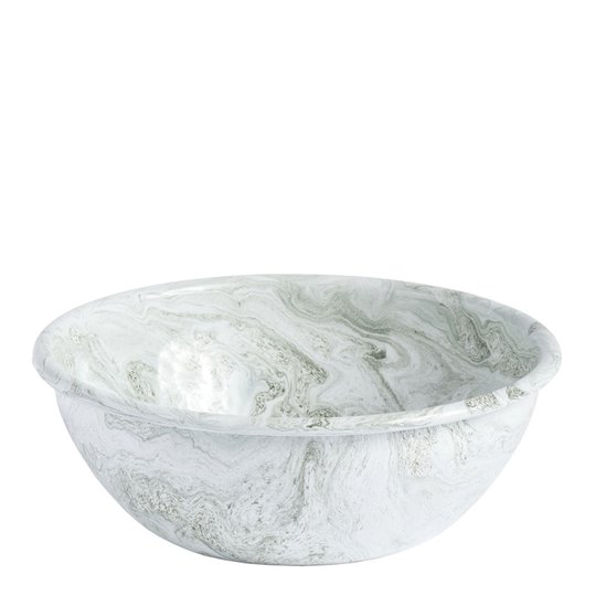 Hay - Soft Ice Skål Emalj 26x9 cm Grön