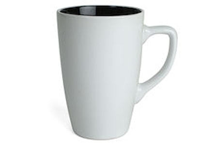 Mugg Apollo vit/svart