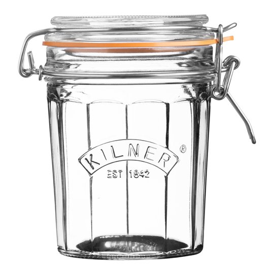Kilner - Clip Top Facetted Burk 0,45 L bygellock