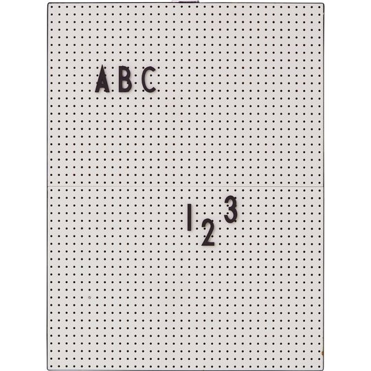 Design Letters Message Board A4, Grå