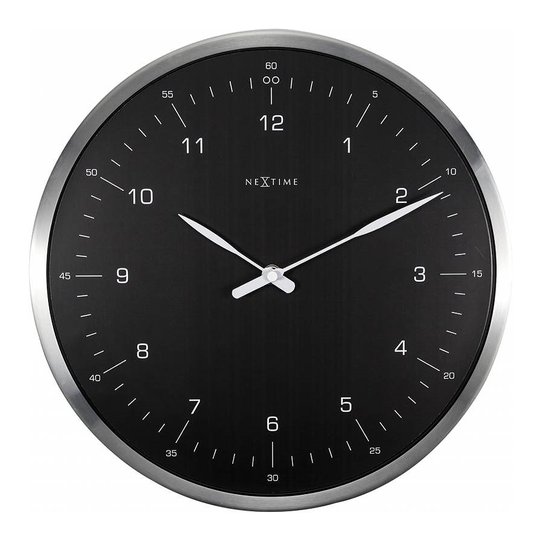NeXtime - 60 Minutes Väggklocka 33 cm Svart