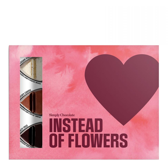 SIMPLY CHOCOLATE - Instead of Flowers Chokladask 120 g