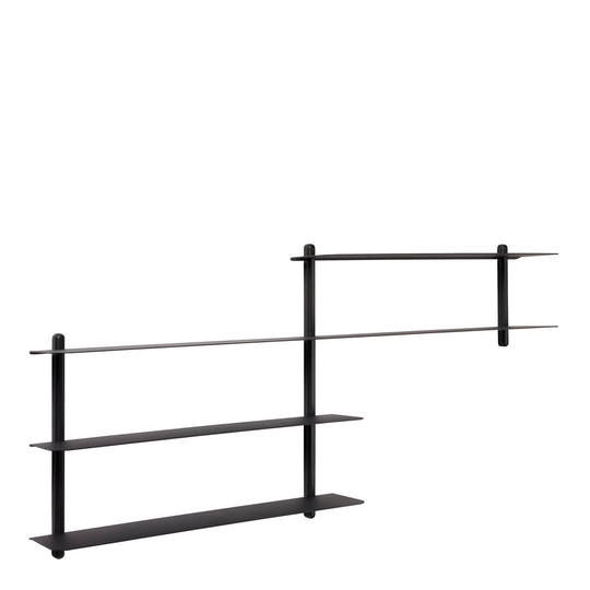 Gejst - Nivå Hyll B 118 cm Svart ask/Ask