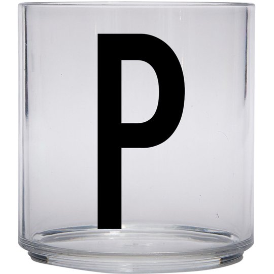 Design Letters Tritan Plastglas barn, P