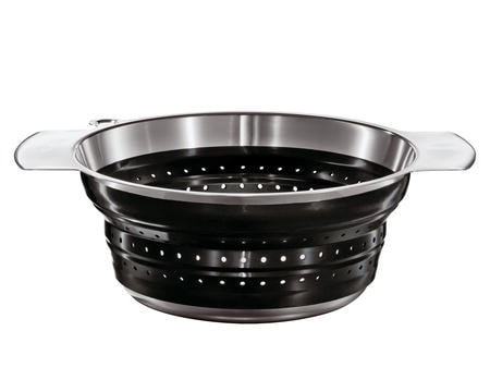 Durkslag stål/svart 24 cm