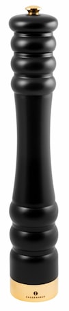 Pepparkvarn matt svart/guld 35 cm