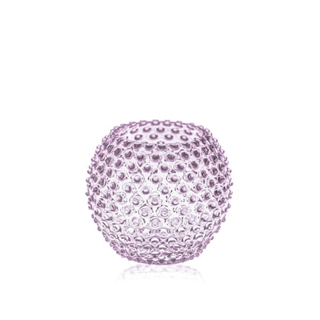 Hobnail Globe Vas 18 cm Lilla