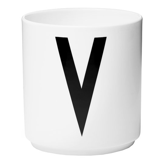 Design Letters - Design Letters Mugg V Vit