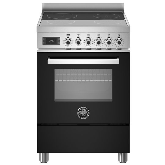 Bertazzoni PRO64I1ENET Professional induktionsspis med singelugn, 60 cm, svart