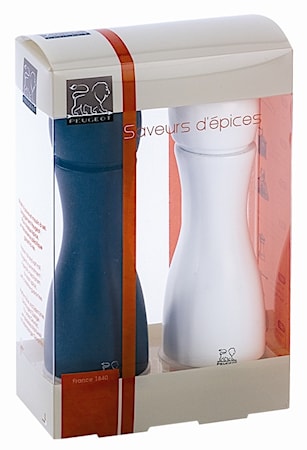 Tahiti Salt- & pepparkvarn Vit & Svart 15 cm