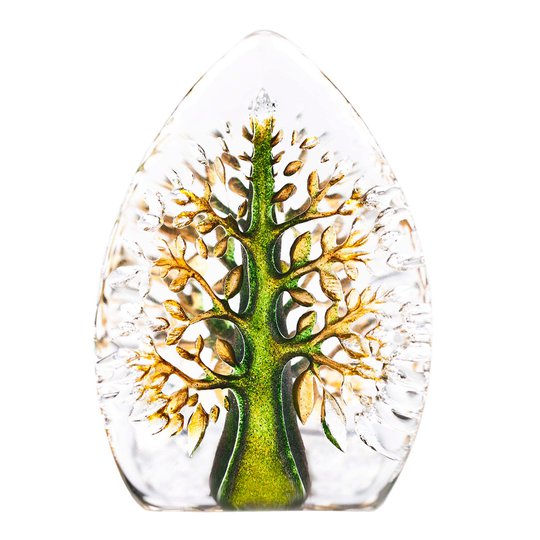 Målerås Glasbruk - Nordic Icons Yggdrasil 7 cm Grön