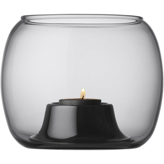 Iittala Kaasa Ljuslykta 141x115mm Grå